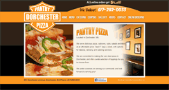 Desktop Screenshot of pantrypizza.com