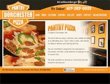 Tablet Screenshot of pantrypizza.com
